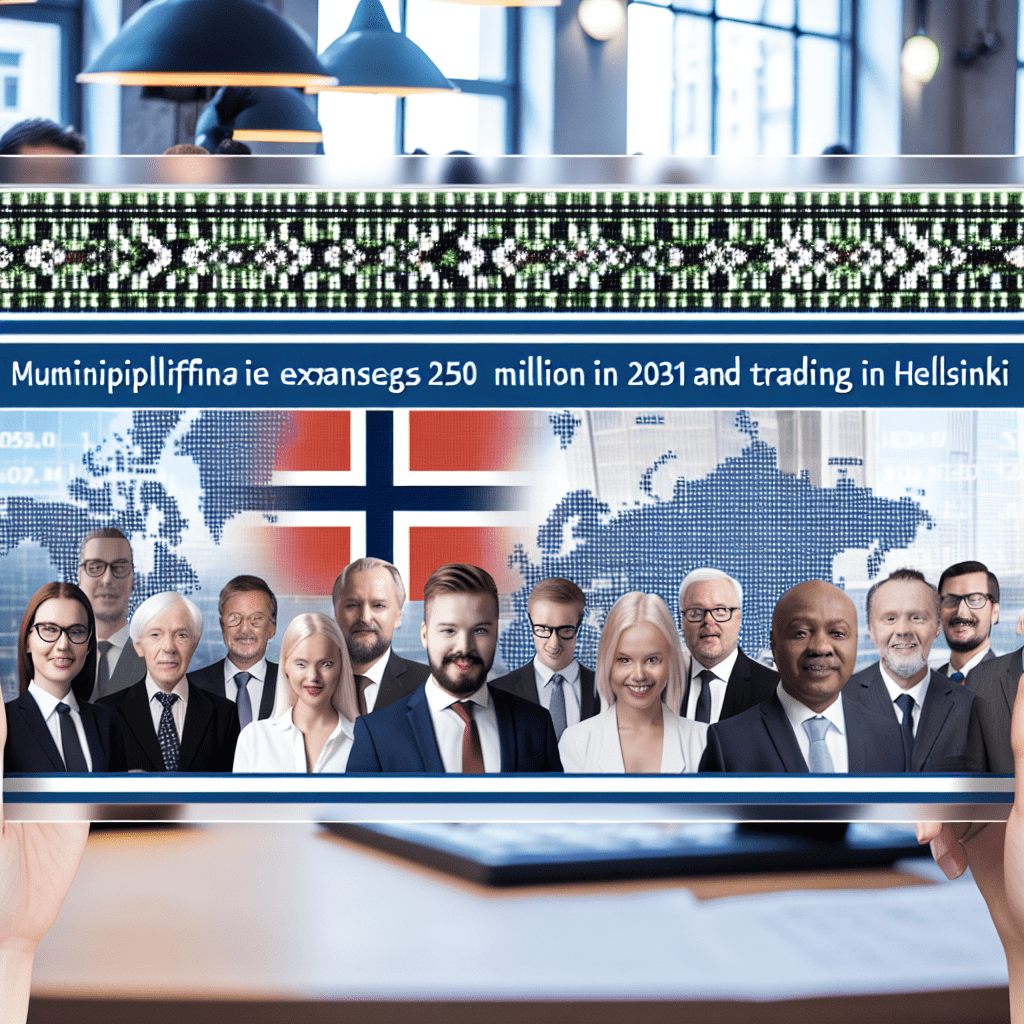 Municipality Finance amplía en 250 millones de coronas noruegas una emisión de bonos existente, con vencimiento en 2031 y cotización en Helsinki
