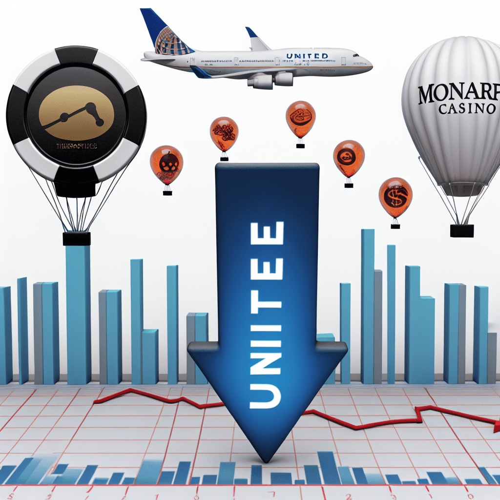 United Airlines cae por debajo de previsiones de ingresos, Sarepta Therapeutics se dispara tras anunciar despidos y Monarch Casino sorprende al alza con sus resultados trimestrales